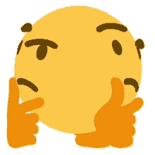 Thinking emoji meme (small) | Tapestry