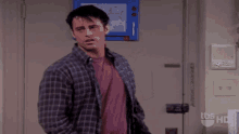 Joey Bumps Head Into The Door Joey Tribbiani GIF