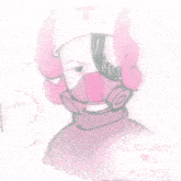 a drawing of a person with pink horns and the words subspace autumn