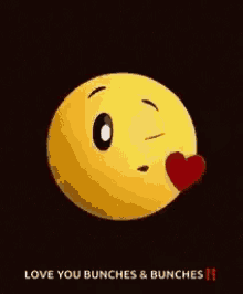 Love You Bunches Emoji GIF