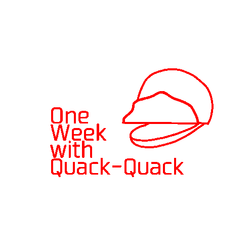 One Week Quack-quack Sticker - One Week Quack-quack Stickers