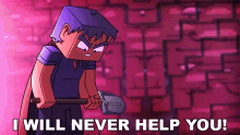 I Will Never Help You Sam Green GIF - I Will Never Help You Sam Green Youre Alone GIFs
