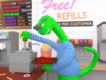 Dinosaur Fast Food GIF - Dinosaur Dino Fast Food GIFs
