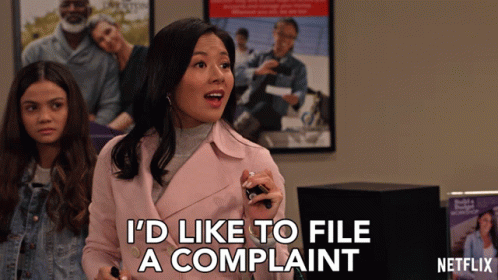 Id Like To File A Complaint I Have A Complaint GIF - Id Like To File A Complaint I Have A Complaint I Have A Problem GIFs