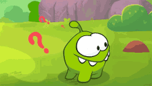 Confused Om Nom GIF - Confused Om Nom Om Nom And Cut The Rope GIFs