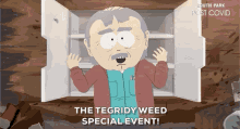 the tegridy weed special event where the fuck is it randy marsh south park south park post covid