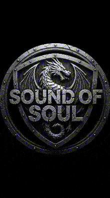 a logo for sound of soul with a dragon on it