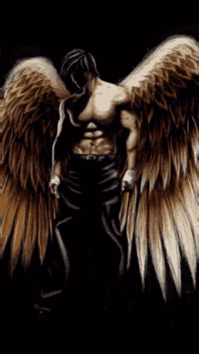 male angel of ice