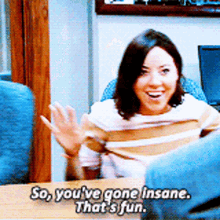 Parks And Rec April Ludgate GIF - Parks And Rec April Ludgate So Youve Gone Insane GIFs