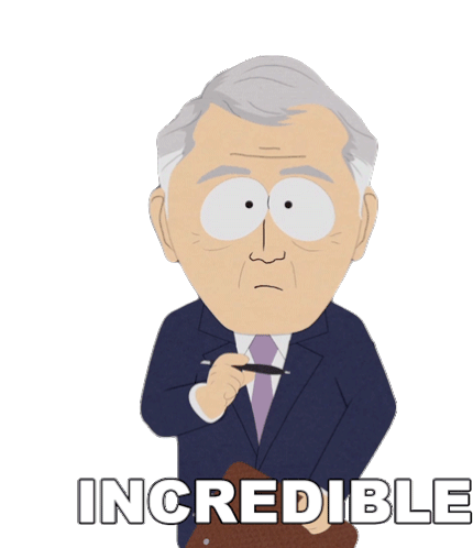 Incredible Cdc Chairman Sticker - Incredible Cdc Chairman South Park Stickers