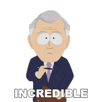 Incredible Cdc Chairman Sticker - Incredible Cdc Chairman South Park Stickers