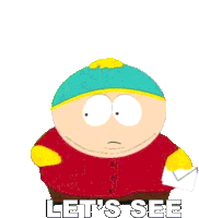 Lets See Eric Cartman Sticker - Lets See Eric Cartman South Park Stickers