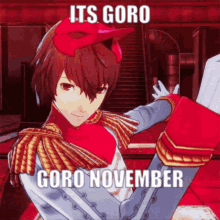 goro november goro november persona5 goro akechi