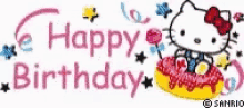 Happy Birthday Hello Kitty GIF - Happy Birthday Hello Kitty GIFs