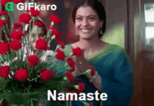 Namaste Gifkaro GIF - Namaste Gifkaro Greeting GIFs