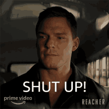Shut Up Jack Reacher GIF - Shut Up Jack Reacher Alan Ritchson GIFs