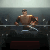 a man is lifting a barbell in a video game .