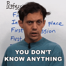 You Don'T Know Anything Benjamin GIF