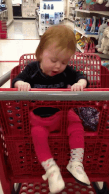 Baby Shopping Cart GIF - Baby Shopping Cart Toddler GIFs