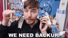 We Need Backup Mr Beast GIF - We Need Backup Mr Beast We Need Help GIFs