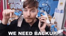 We Need Backup Mr Beast GIF