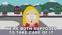 were both supposed to take care of it bebe stevens south park s9e10 follow that egg