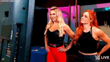 Charlotte Flair Becky Lynch GIF - Charlotte Flair Becky Lynch Wwe GIFs