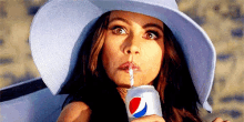 Malaise GIF - Sofia Vergara Pepsi Drinking GIFs
