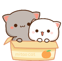摇摆 Peach Cat And Goma Sticker - 摇摆 Peach Cat And Goma Quan Stickers