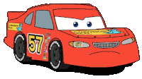 Beta Lightning Mcqueen Cars Movie Sticker