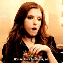 Anna Kendrick It Serious Business So GIF