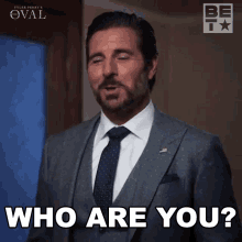 Who Are You Hunter Franklin GIF - Who Are You Hunter Franklin The Oval GIFs