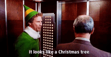 Elf Elevator GIF - Elf Elevator Christmas Tree GIFs