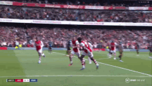 Arsenal Vs Man United Arsenal Vs United GIF - Arsenal Vs Man United Arsenal Vs United Xhaka Boom GIFs