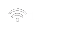 a drawing of a wifi symbol with a circle in the middle