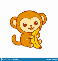 Banana Monkey GIF - Banana Monkey Cute Baby GIFs