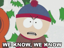 we know we know thats what everybody said stan marsh south park s2e3 ikes wee wee