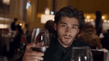 A GIF - One Direction Cheers Wine GIFs