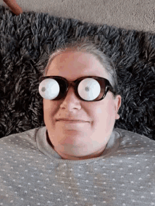 Just Chilling Weird Glasses GIF