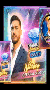 a man in a suit is featured on a poster for wildboy
