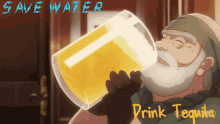 Tequila Anime GIF - Tequila Anime Save Water GIFs