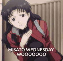 Misato Wednesday GIF - Misato Wednesday Goddess GIFs