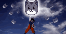 Catcoin Son Goku GIF - Catcoin Son Goku Genki Dama GIFs