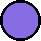 Violet Sticker
