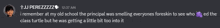 a screenshot of a message from jj perezzzzzz