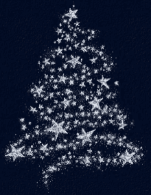 Christmas Tree Stars GIF