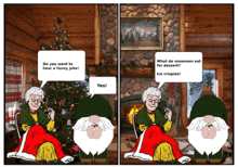 Gnome Laughing GIF - Gnome Laughing Mrs Claus GIFs