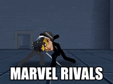 a poster for marvel rivals shows a man with a hat that says multivers