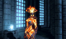 Hot Girl - The Elder Scrolls V: Skyrim GIF - The Elder Scrolls V Skyrim Fire Elemental GIFs
