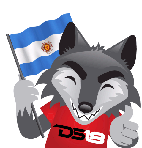 Ds18 Flag Sticker - Ds18 Flag Argentina Stickers
